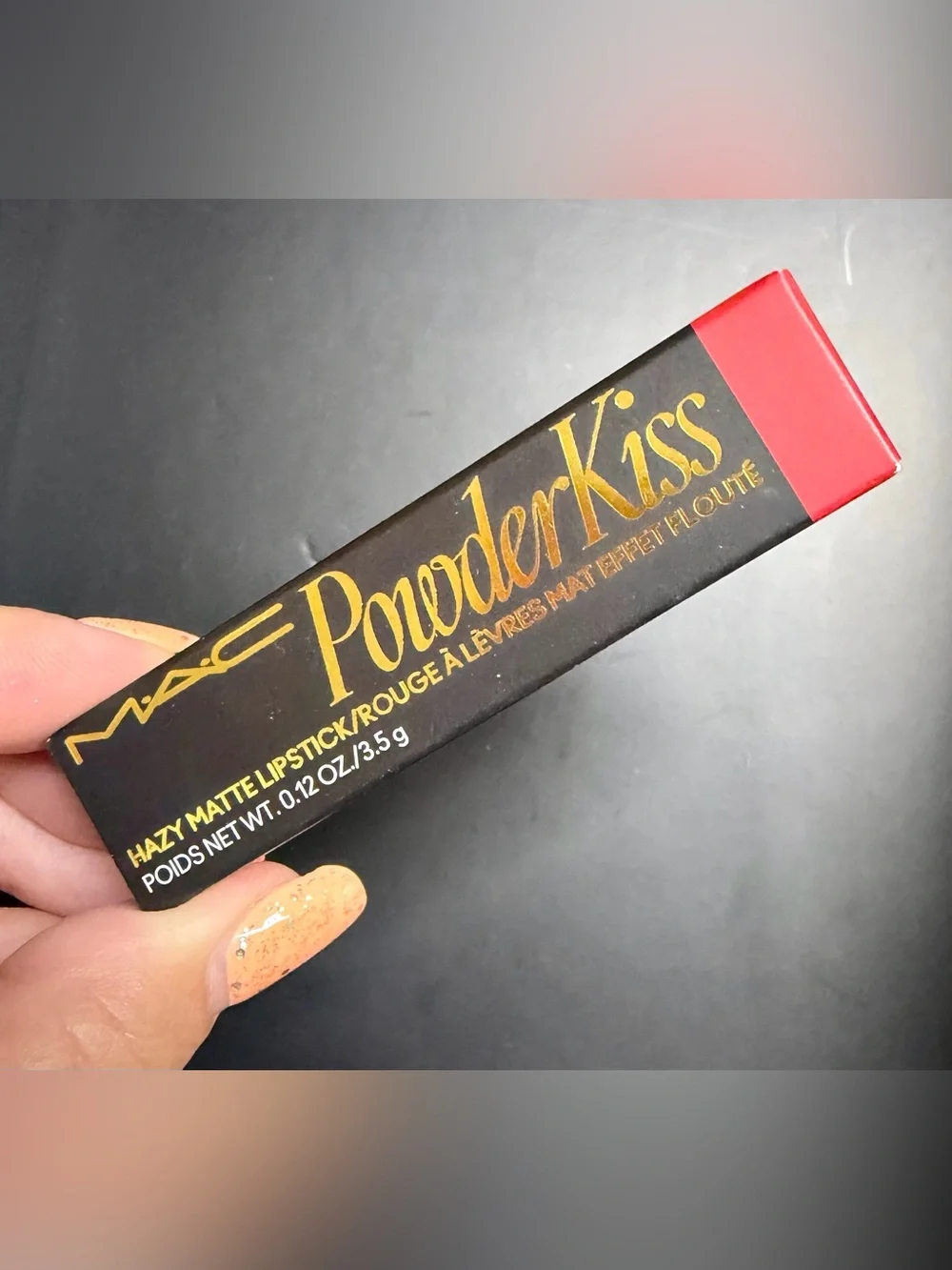 MAC Powder Kiss Hazy Matte Lipstick - Red/Black Packaging